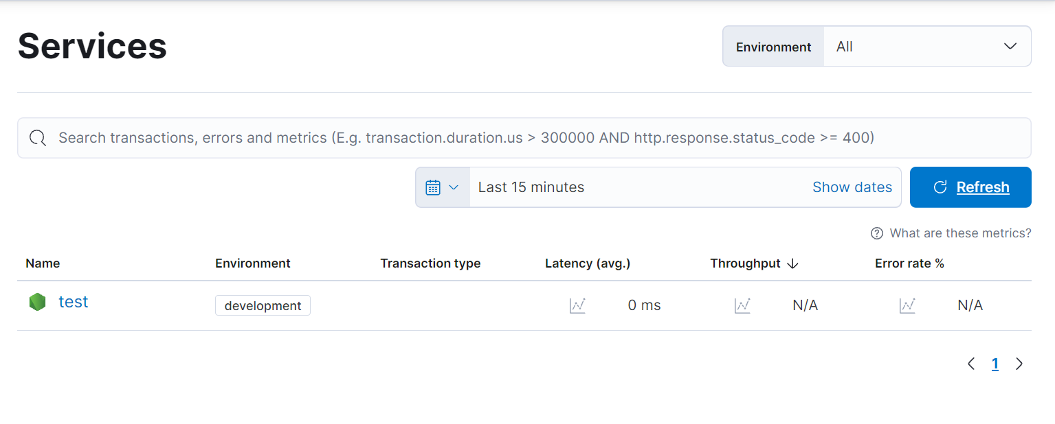 Elastic APM A Walkthrough