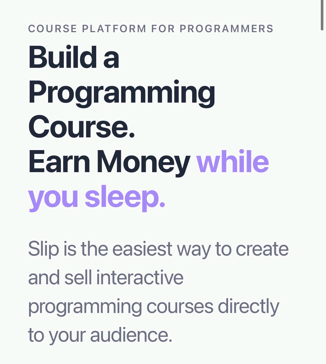 Slip For Developers And Content Creators