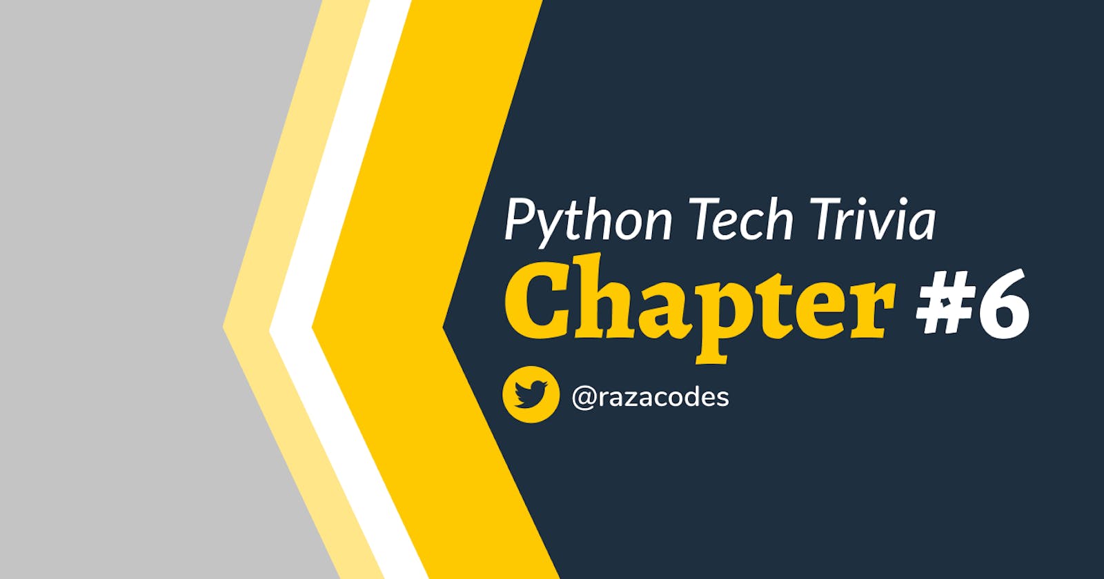 ❇️ Python Tech Trivia ❇️ Chapter 6