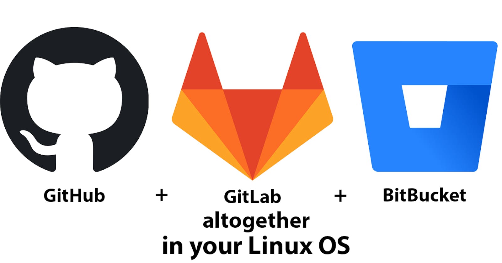 Make your Linux OS ready for GitHub, GitLab & BitBucket altogether