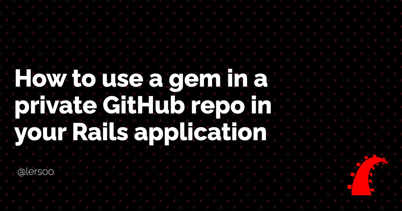 How to use a gem in a private GitHub repo in your Rails application