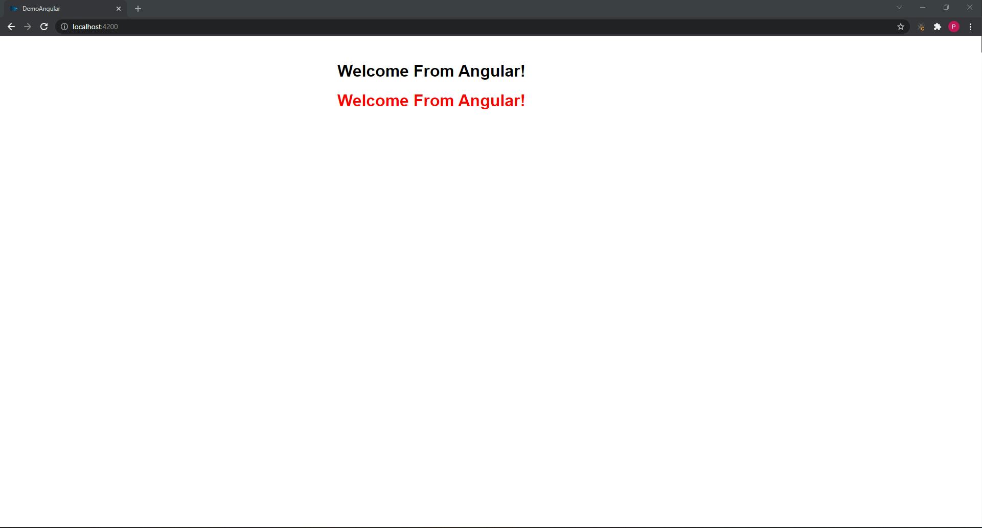 Angular With Red and Black Title