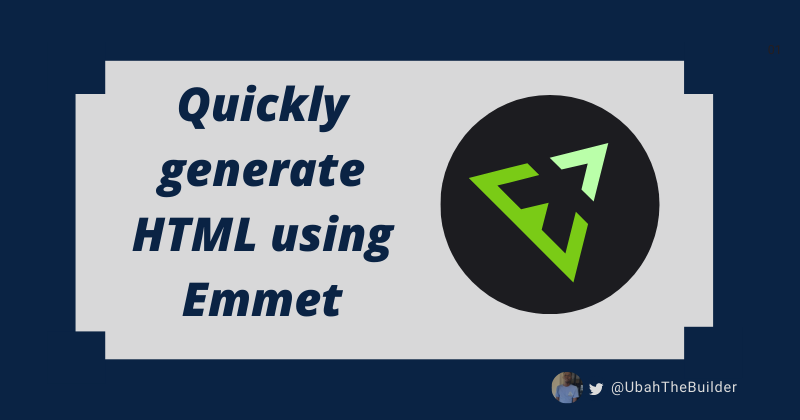 List of Emmet keyboard shortcuts for quickly generating HTML