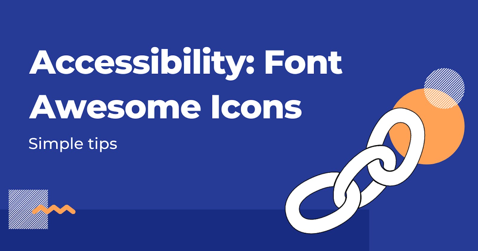 How to make Font Awesome icons accessible