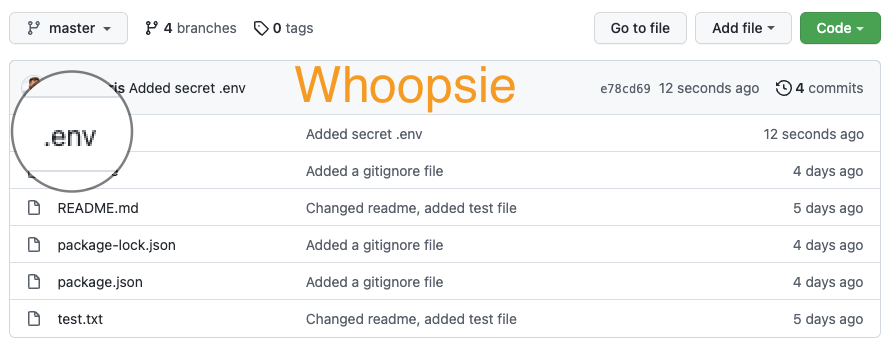 Removing a secret file from Git history