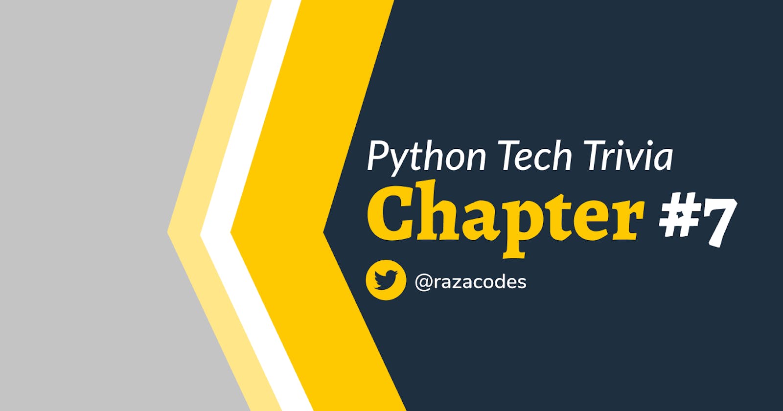 ❇️ Python Tech Trivia ❇️ Chapter 7
