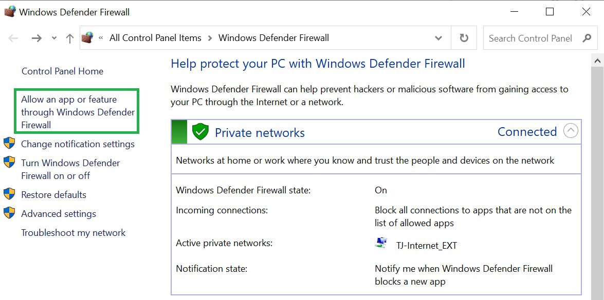 Windows Defender Firewall Allow an app or feature.PNG
