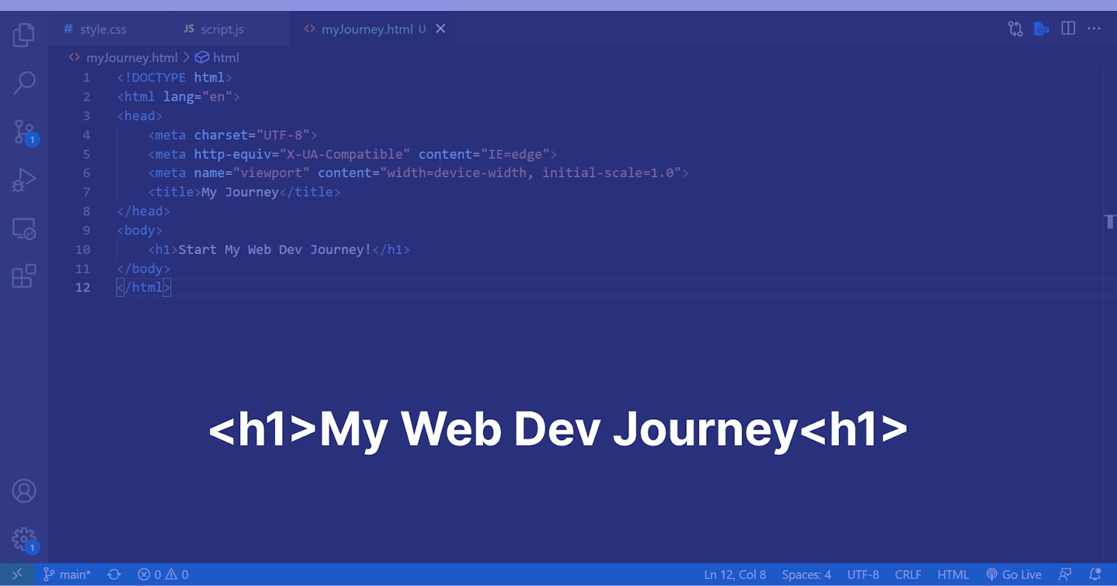 My Web Dev Journey