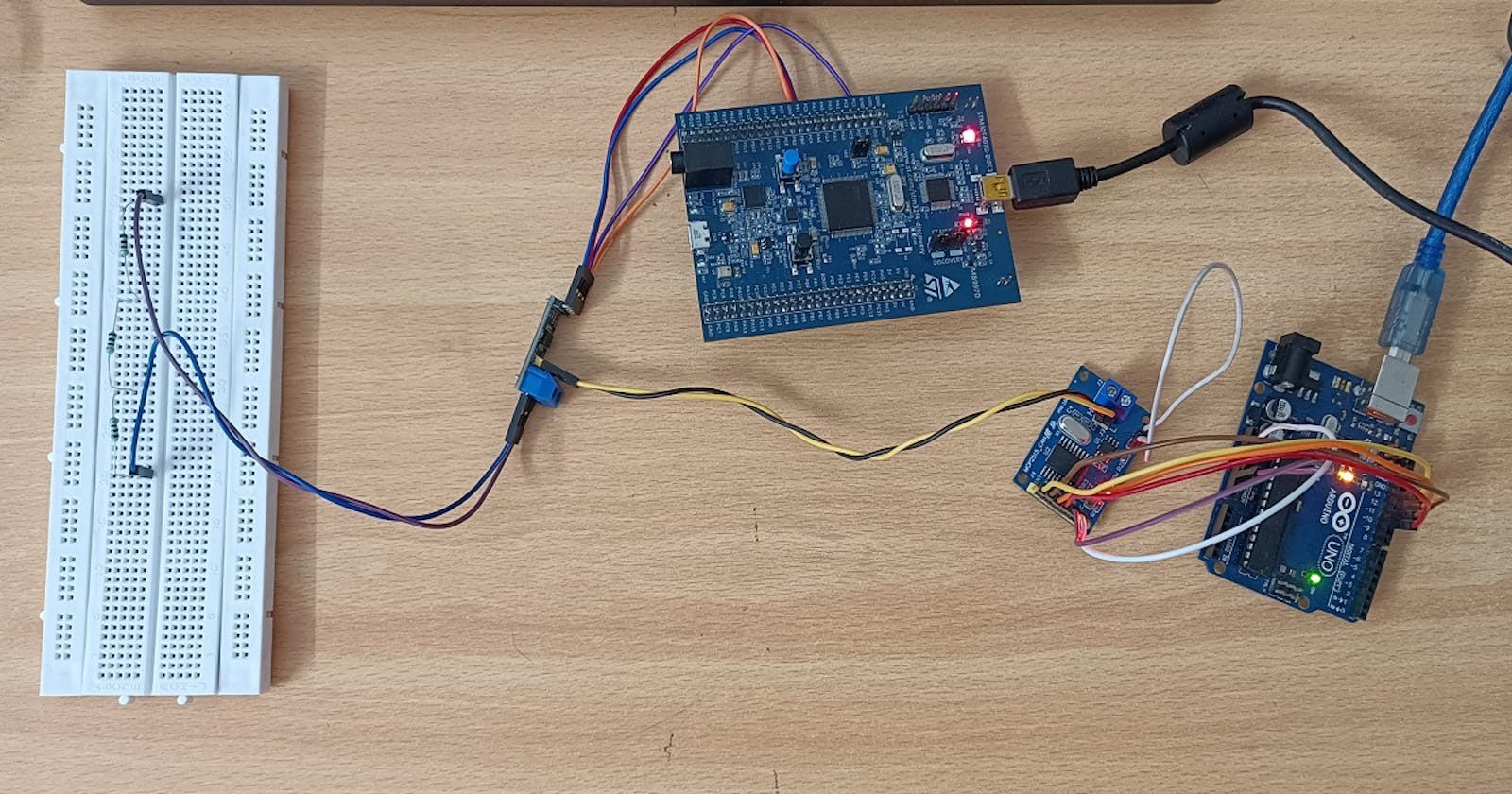 Establishing Communication Between an Arduino UNO and the STM32F407 Discovery Kit using the CAN Protocol