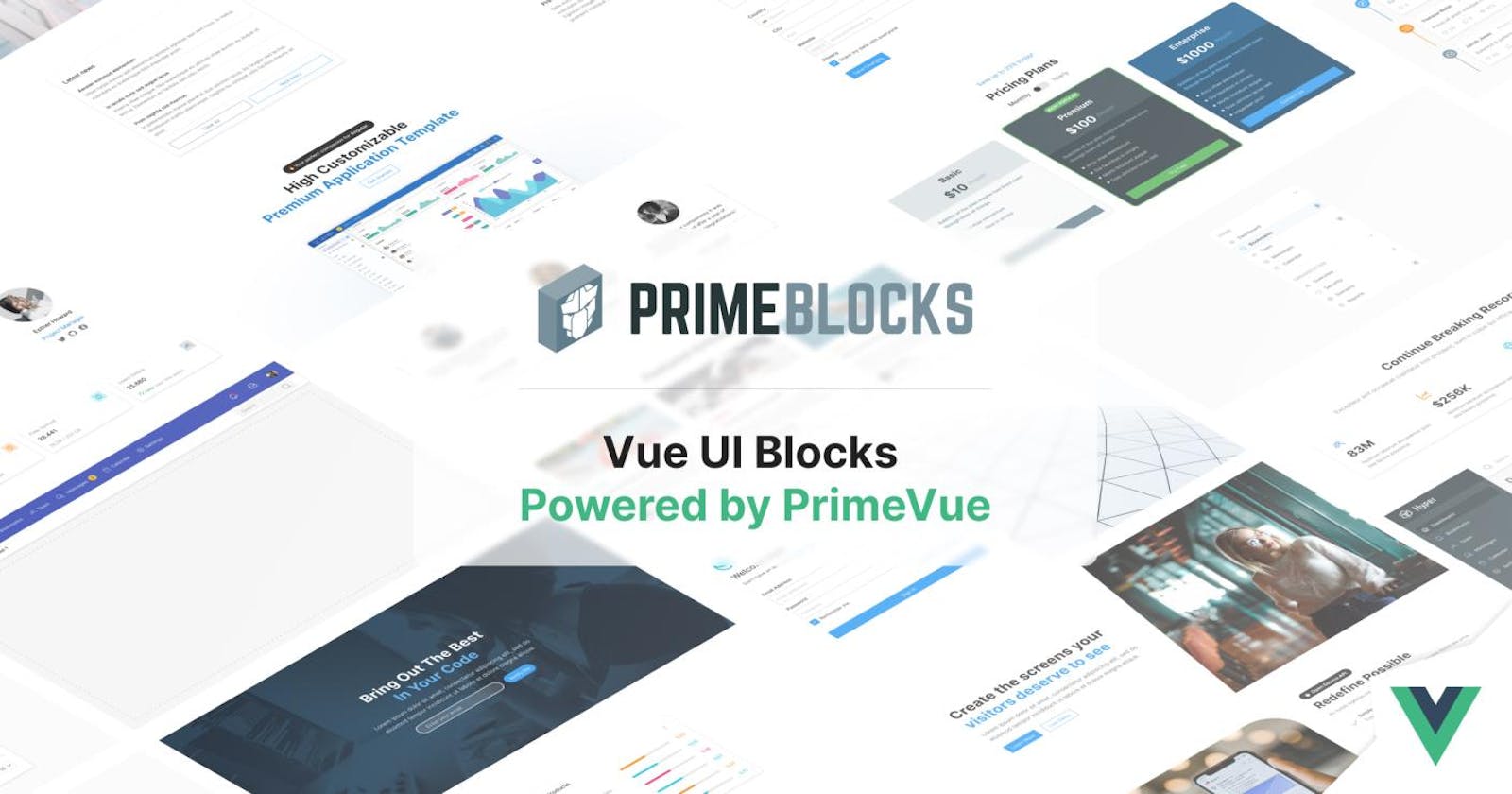 PrimeVue Blocks v2 Gets 130+ New Blocks