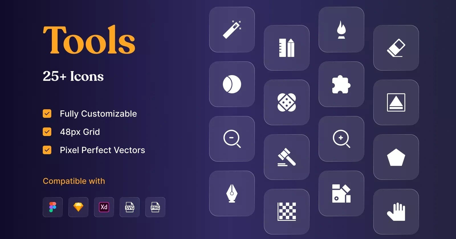Free 25 Tools Icon Set