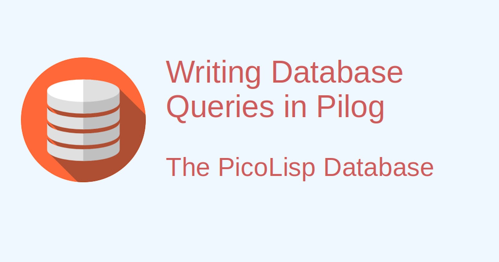 How to Write Database Queries with Pilog