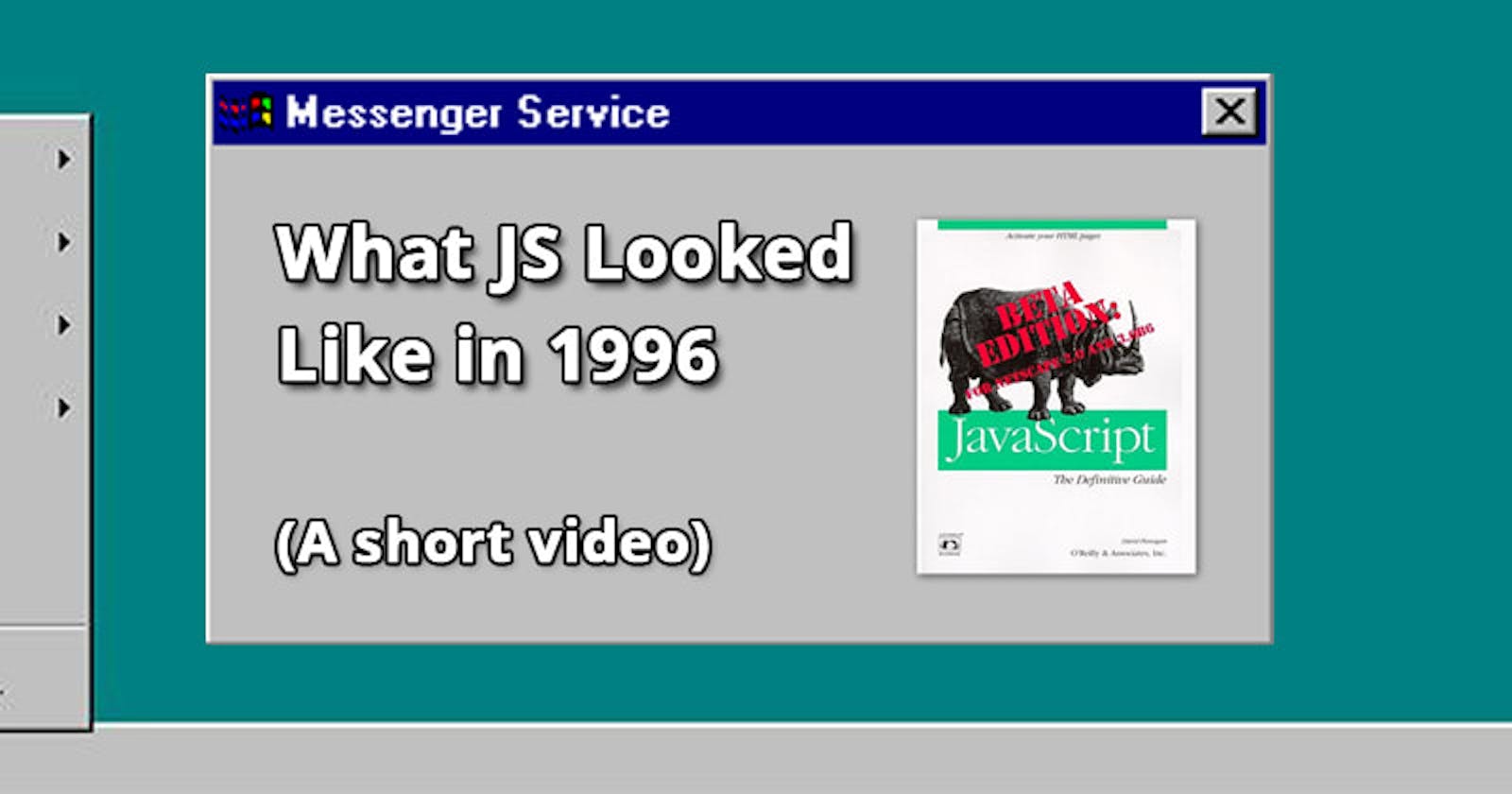 What JavaScript looked like in 1996