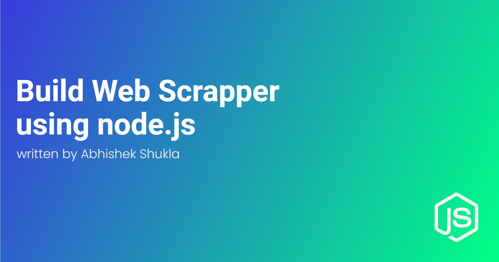 Build Web-Scrapper using node.js