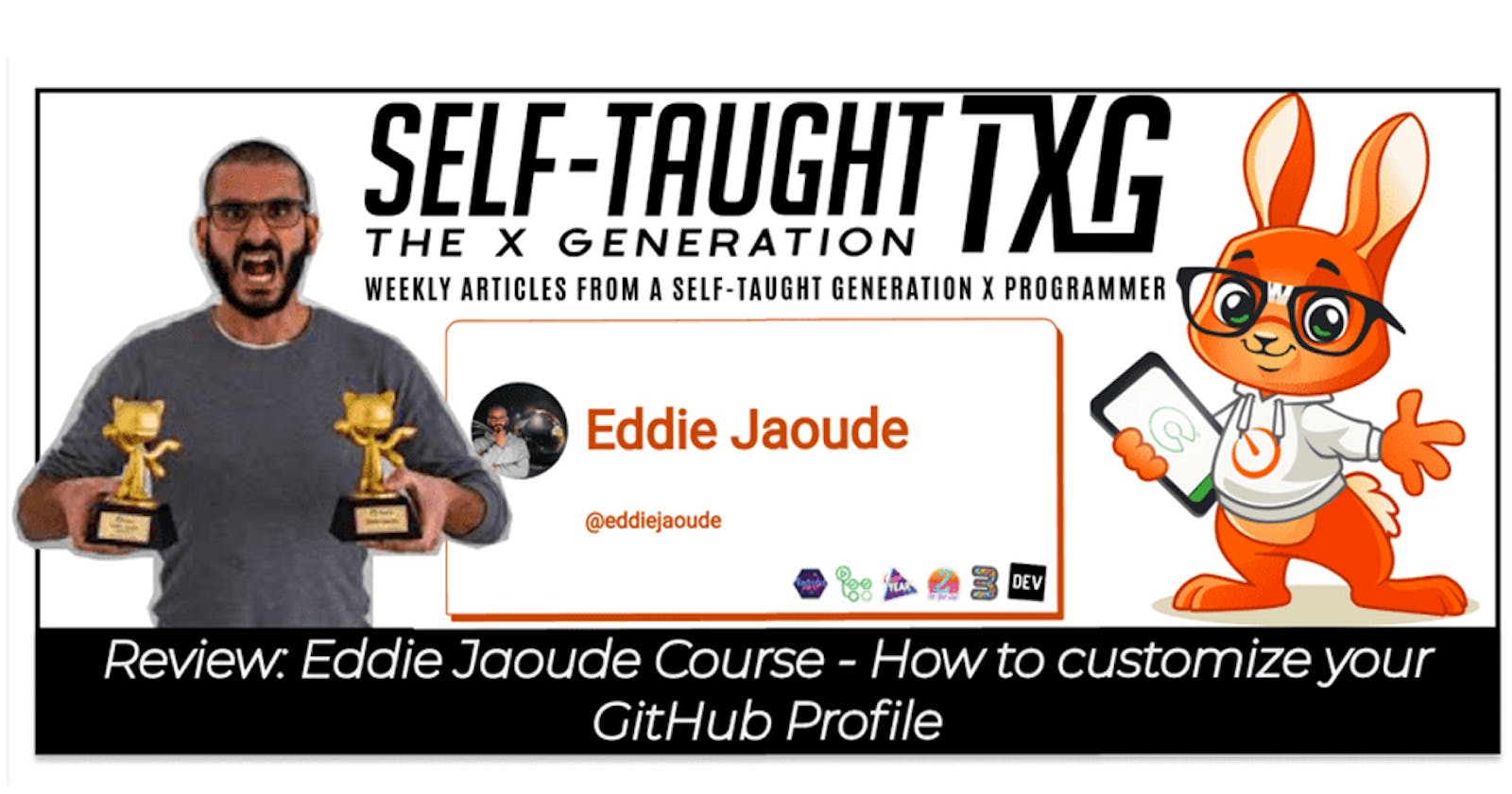 Review: Eddie Jaoude Course - How to customize your GitHub Profile