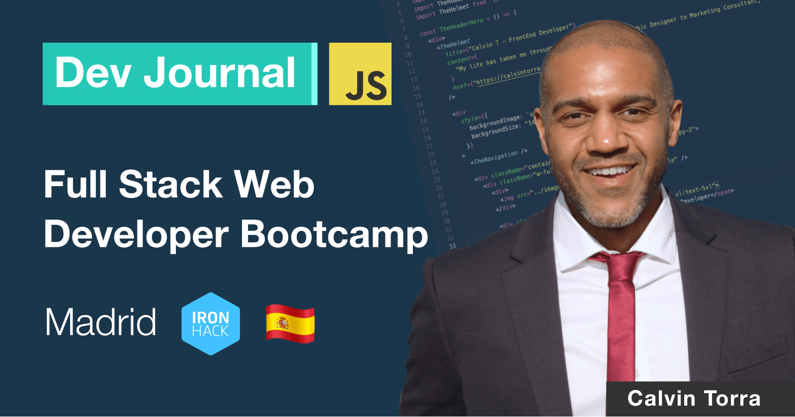 Ironhack Full Stack Developer Bootcamp - Week 1 - Calvin Torra