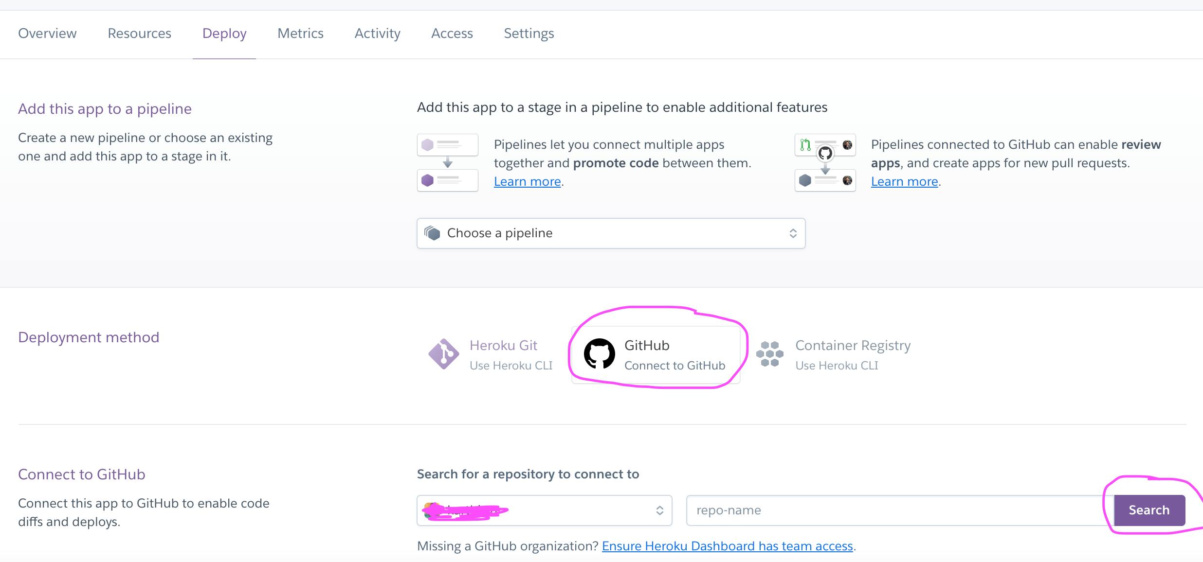 heroku repo connect.png