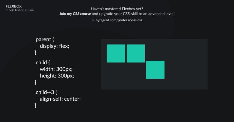 CSS3 Flexbox Tutorial Align-self center.png