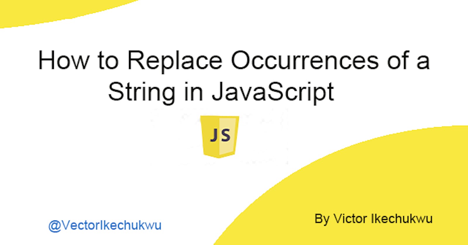 Replace Occurrence of a String in JavaScript