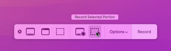 Screen recording on Mac
