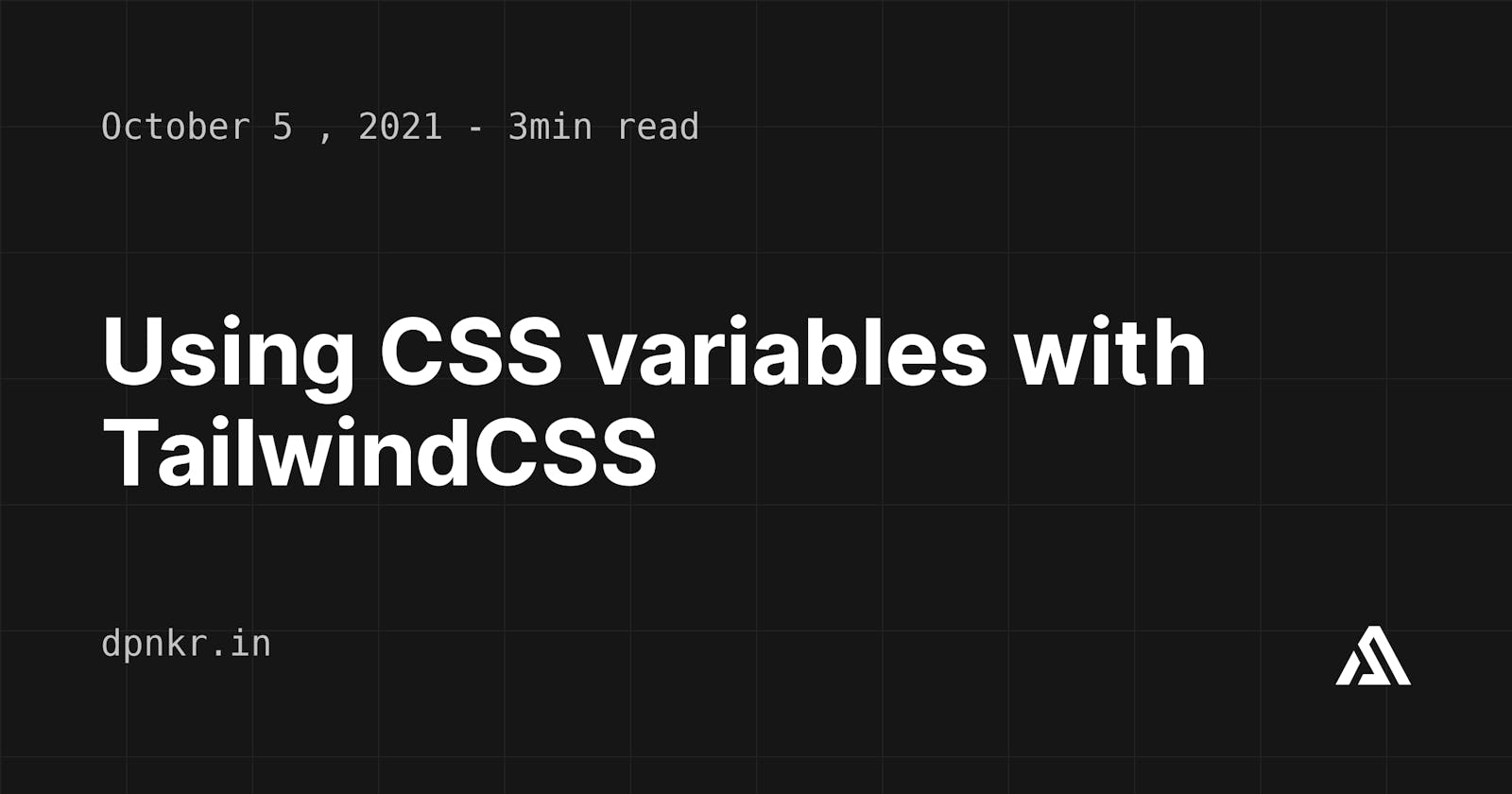 Using CSS variables with TailwindCSS