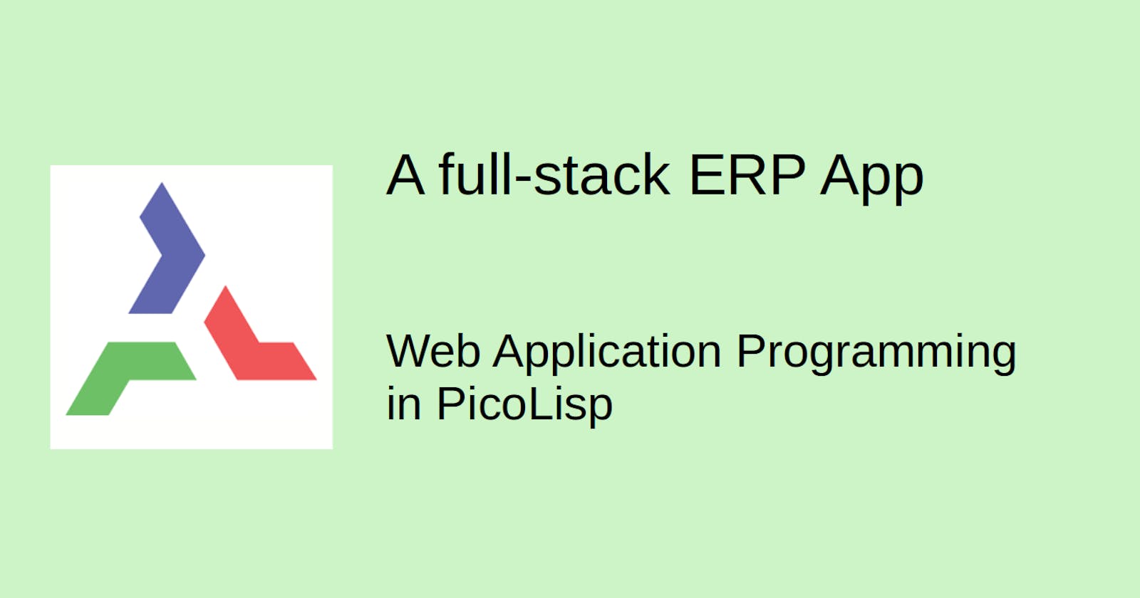 Web App Example: A full-stack ERP App