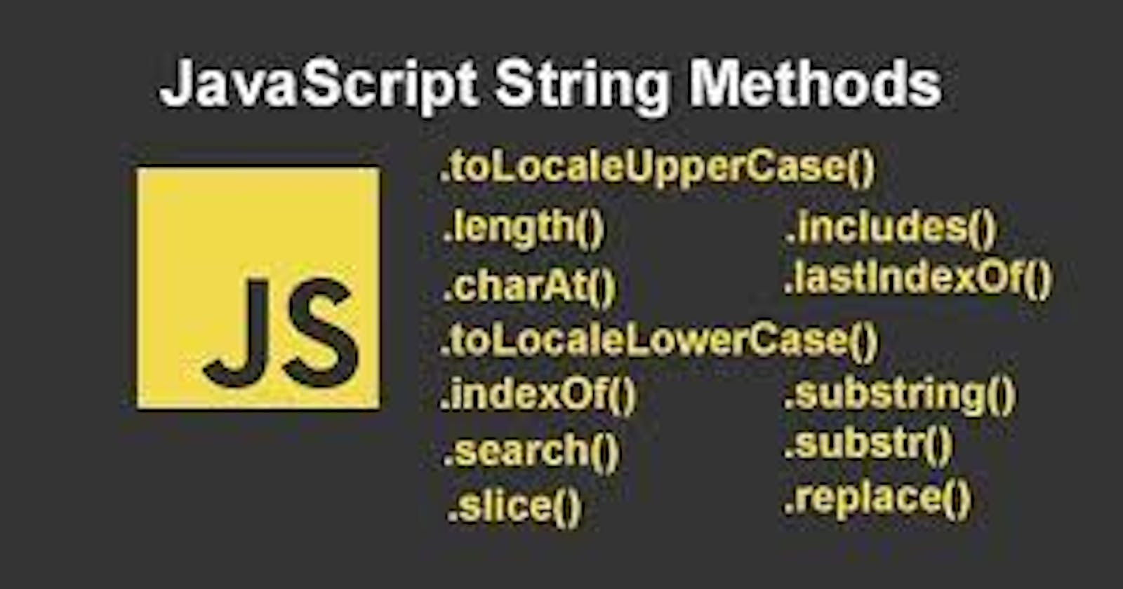 JavaScript String Methods