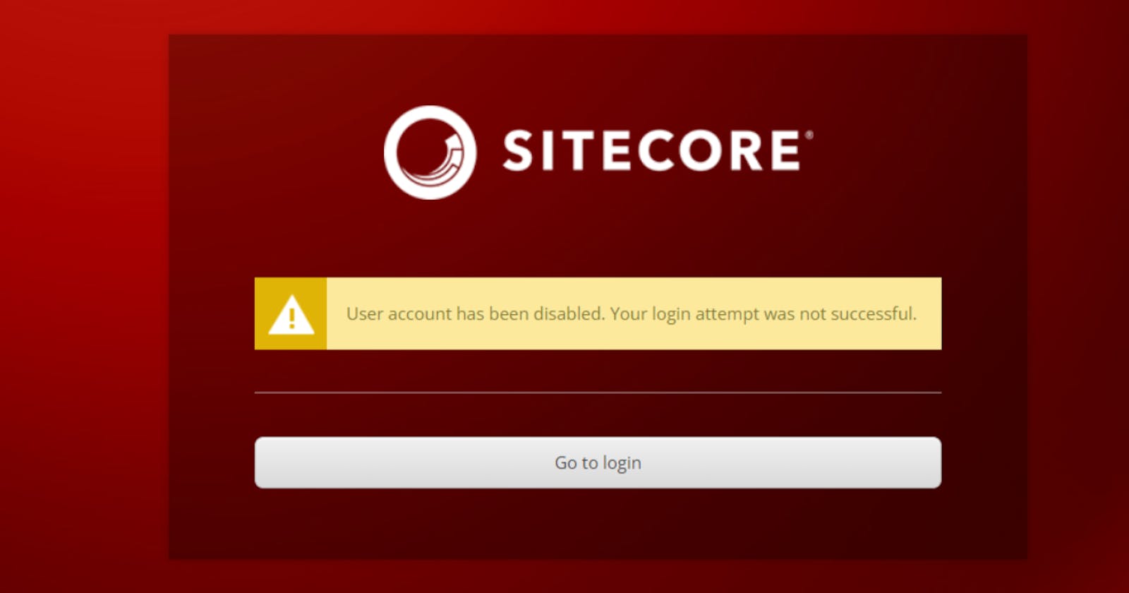 Sitecore 10 AD Integration:  Infinite redirect loop when an Azure AD user is disabled in Sitecore