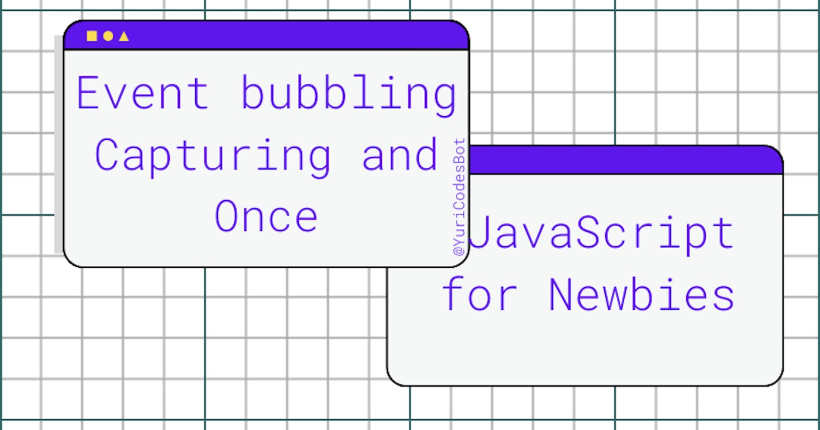 Event Bubbling, Capturing and Once in JavaScript.