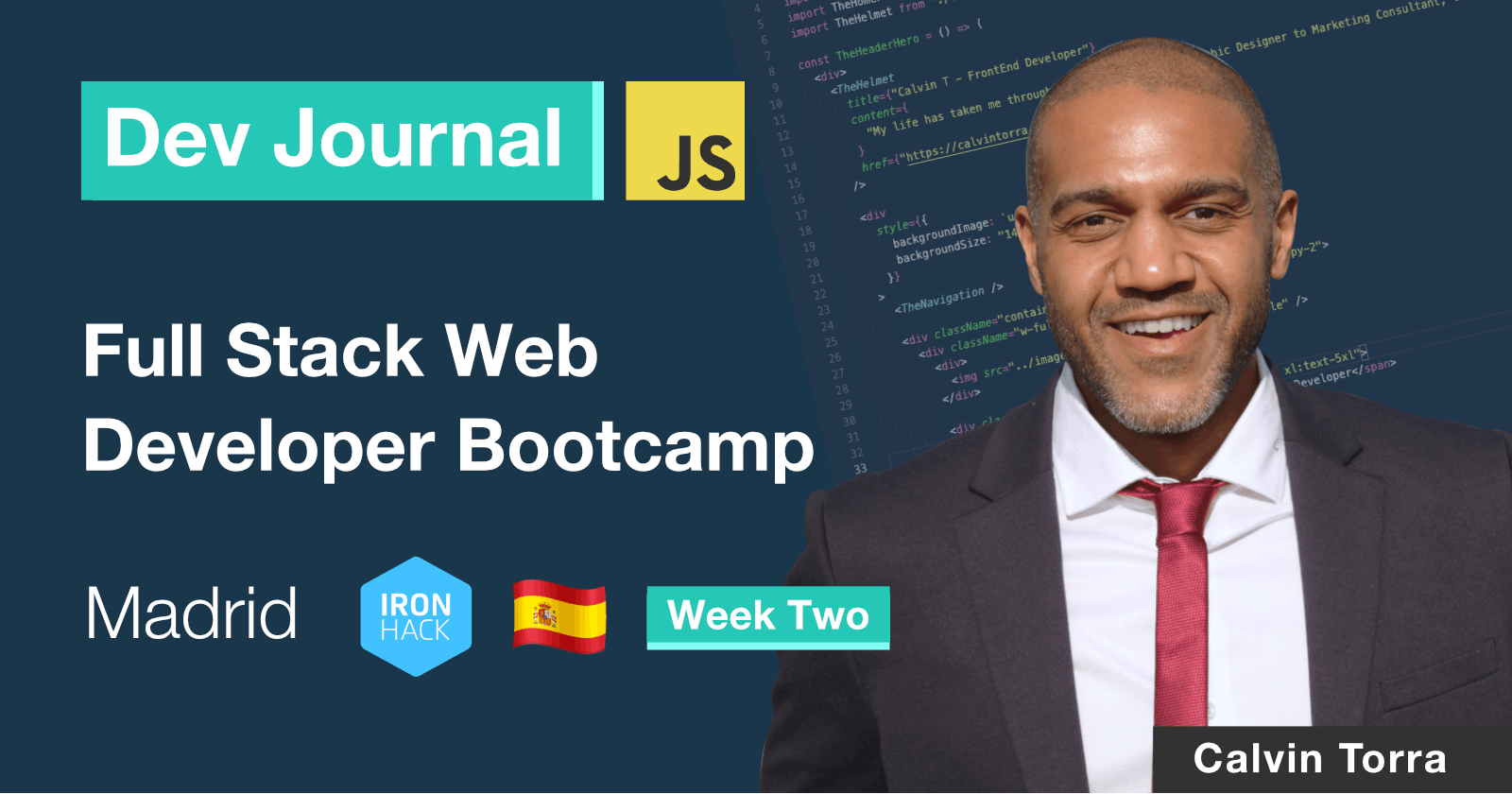 Ironhack Full Stack Developer Bootcamp - Week 2 - Calvin Torra