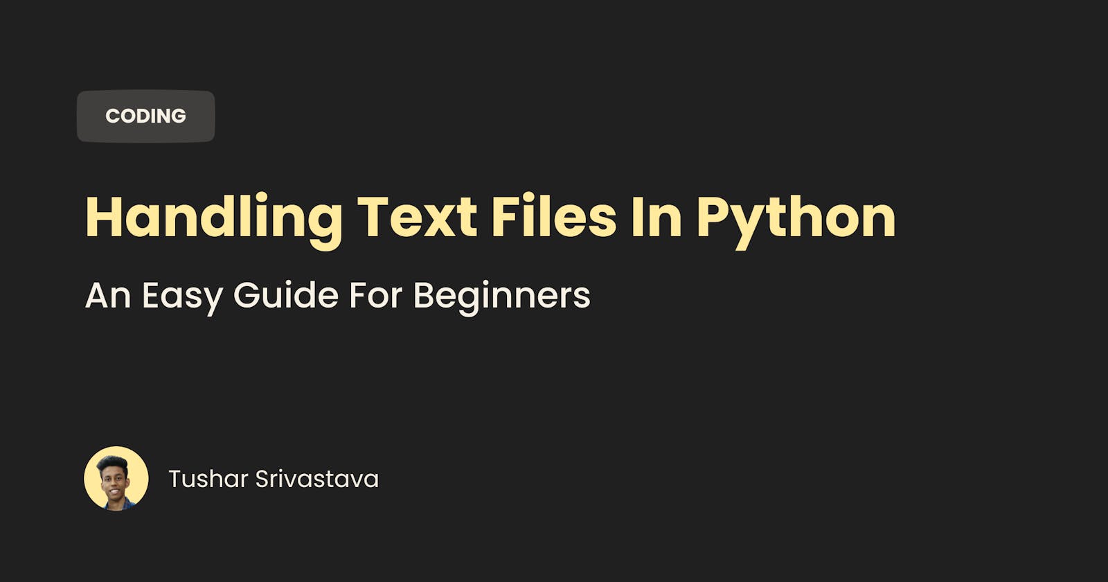 Handling text files in python - an easy guide for beginners