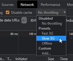 throttle network speed