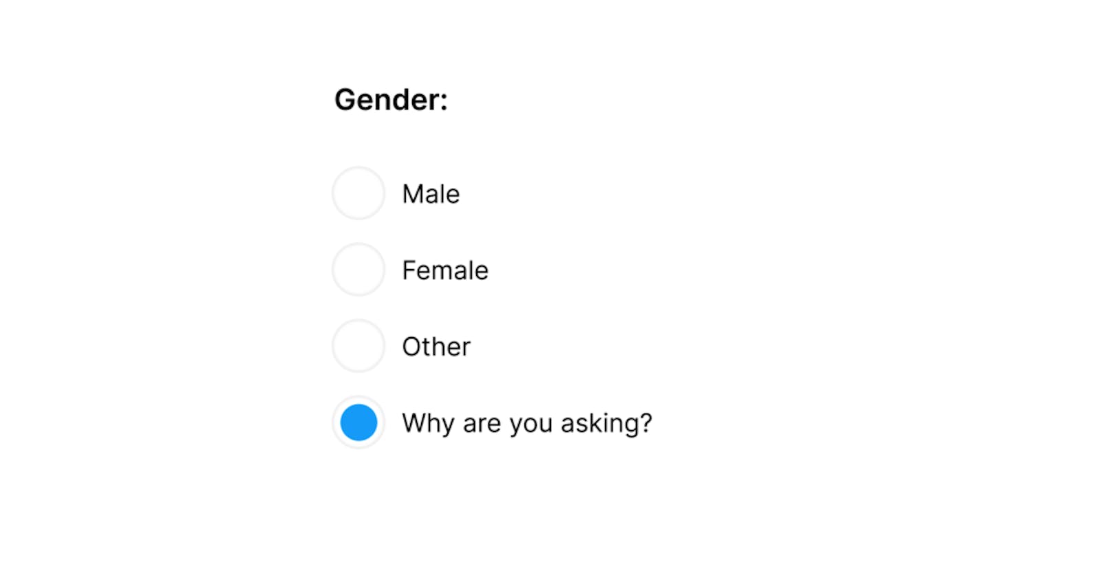 Gender inclusivity is more than an “Other” option
