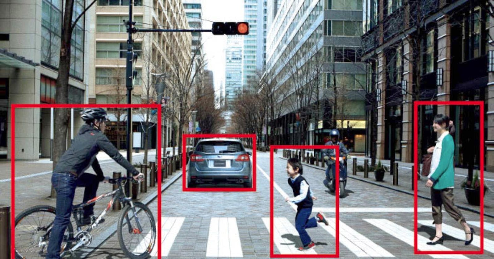 Car And Pedestrian Tracking Using Opencv