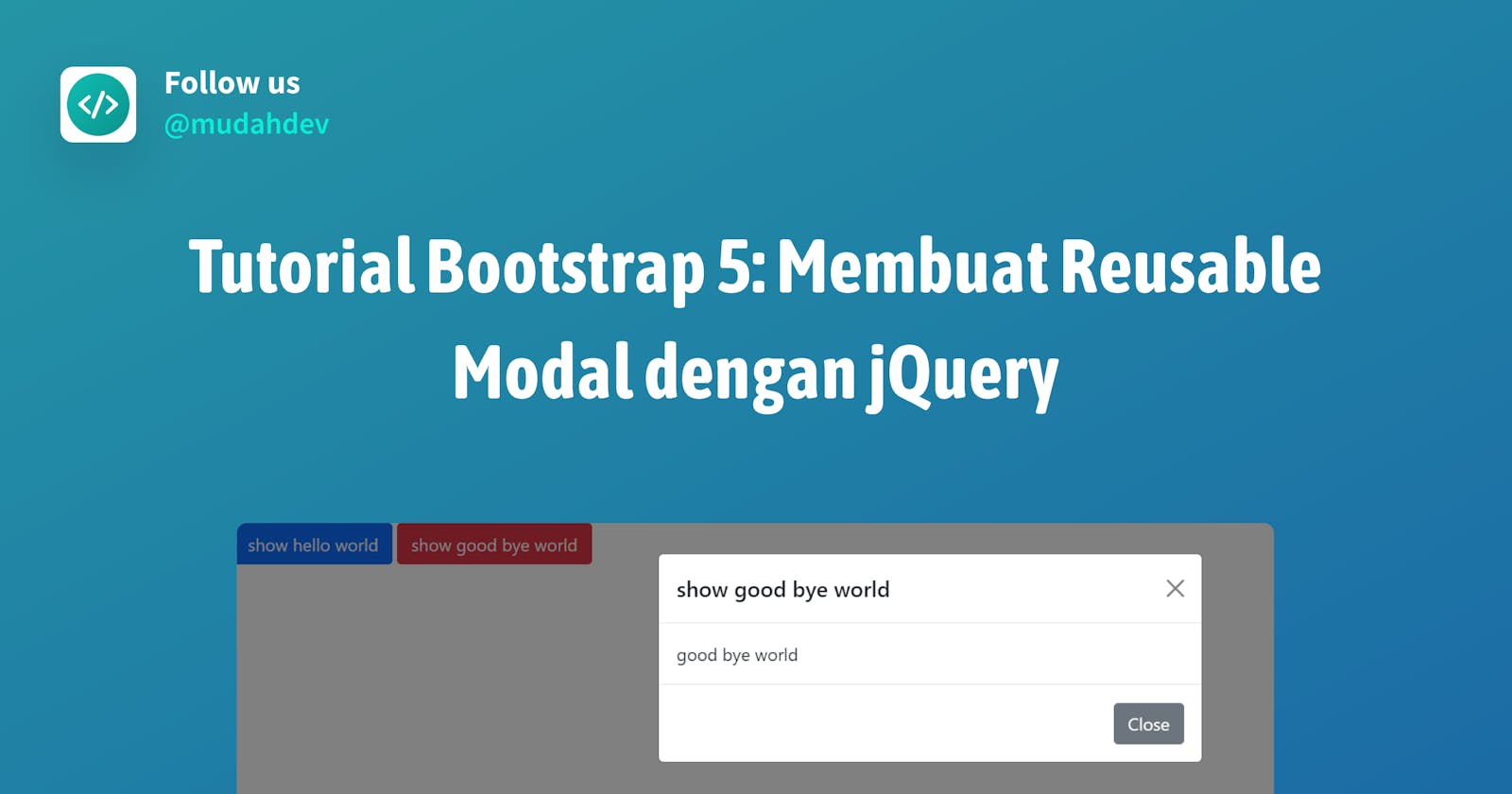 Bootstrap 5 modal