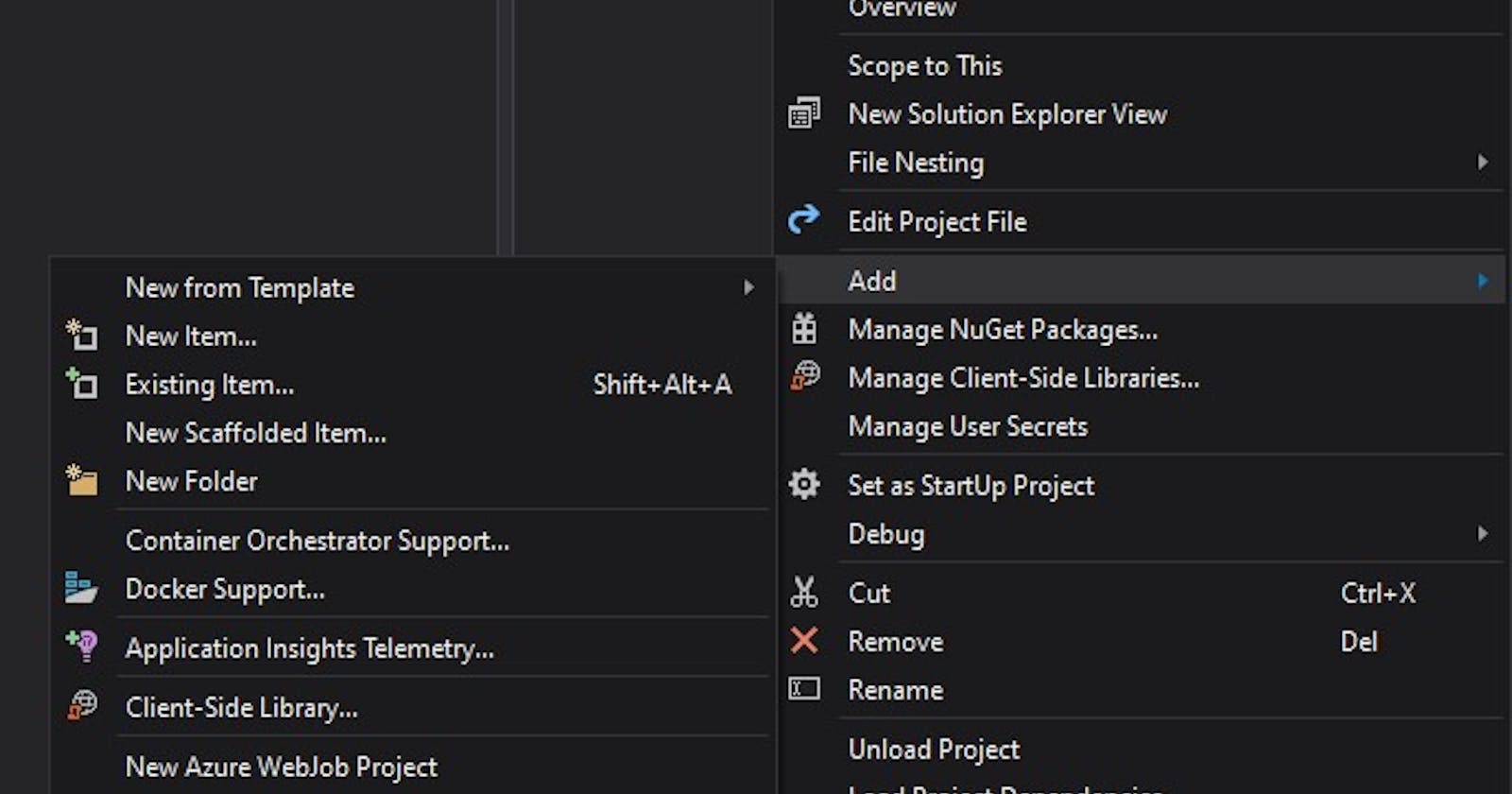 Quick and dirty container with Visual Studio