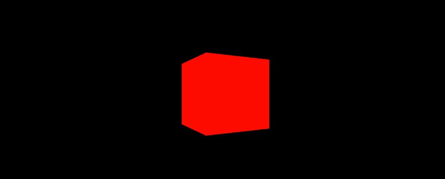 Rotated cube screenshot