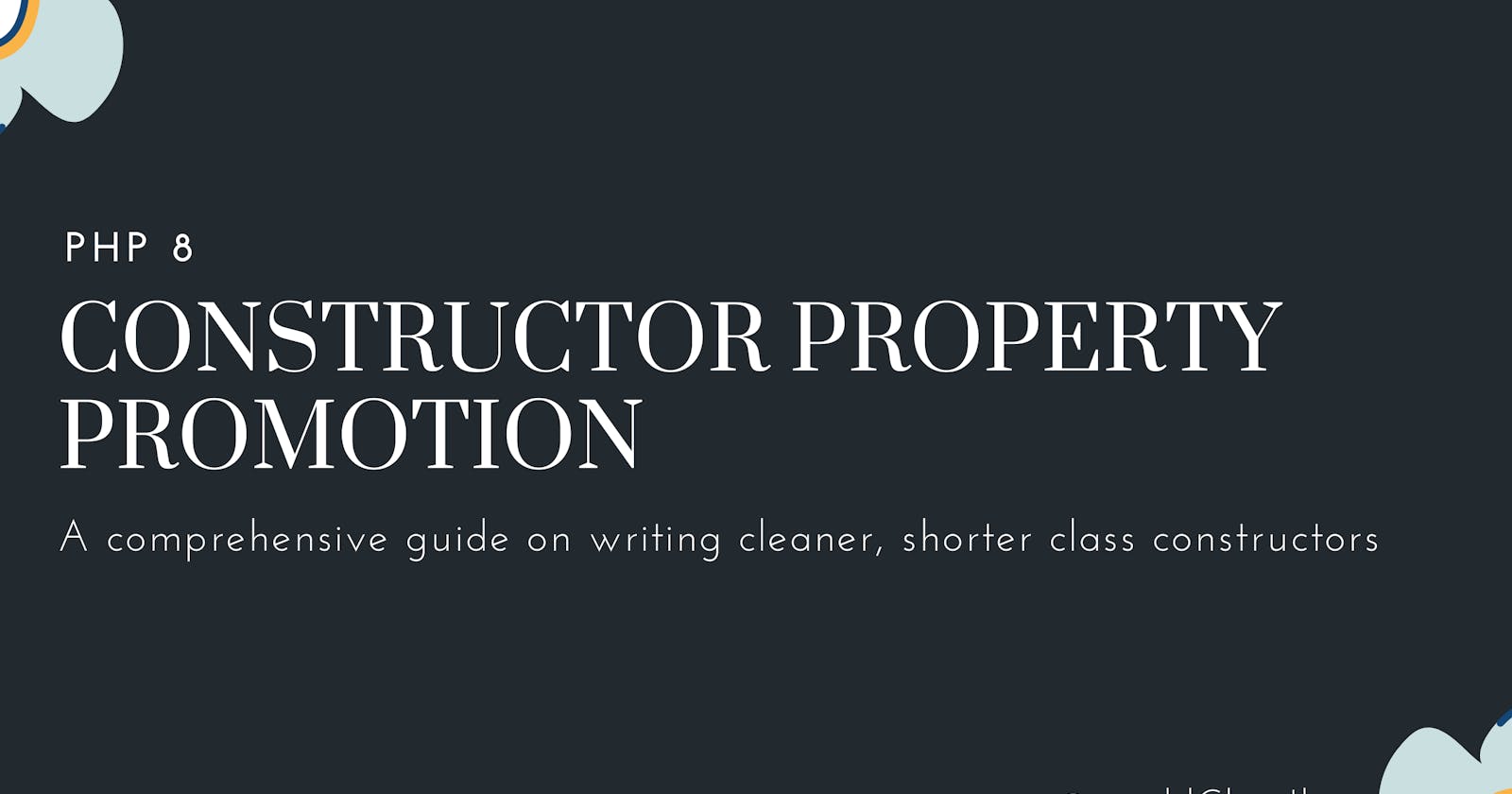 PHP 8: Constructor Property Promotion