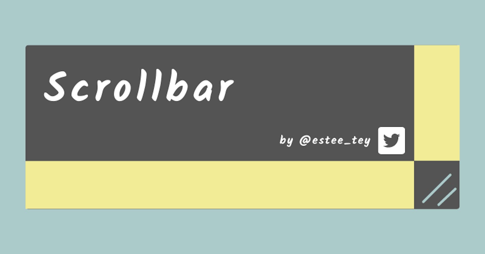 Make your website stand out with a custom scrollbar 🌟