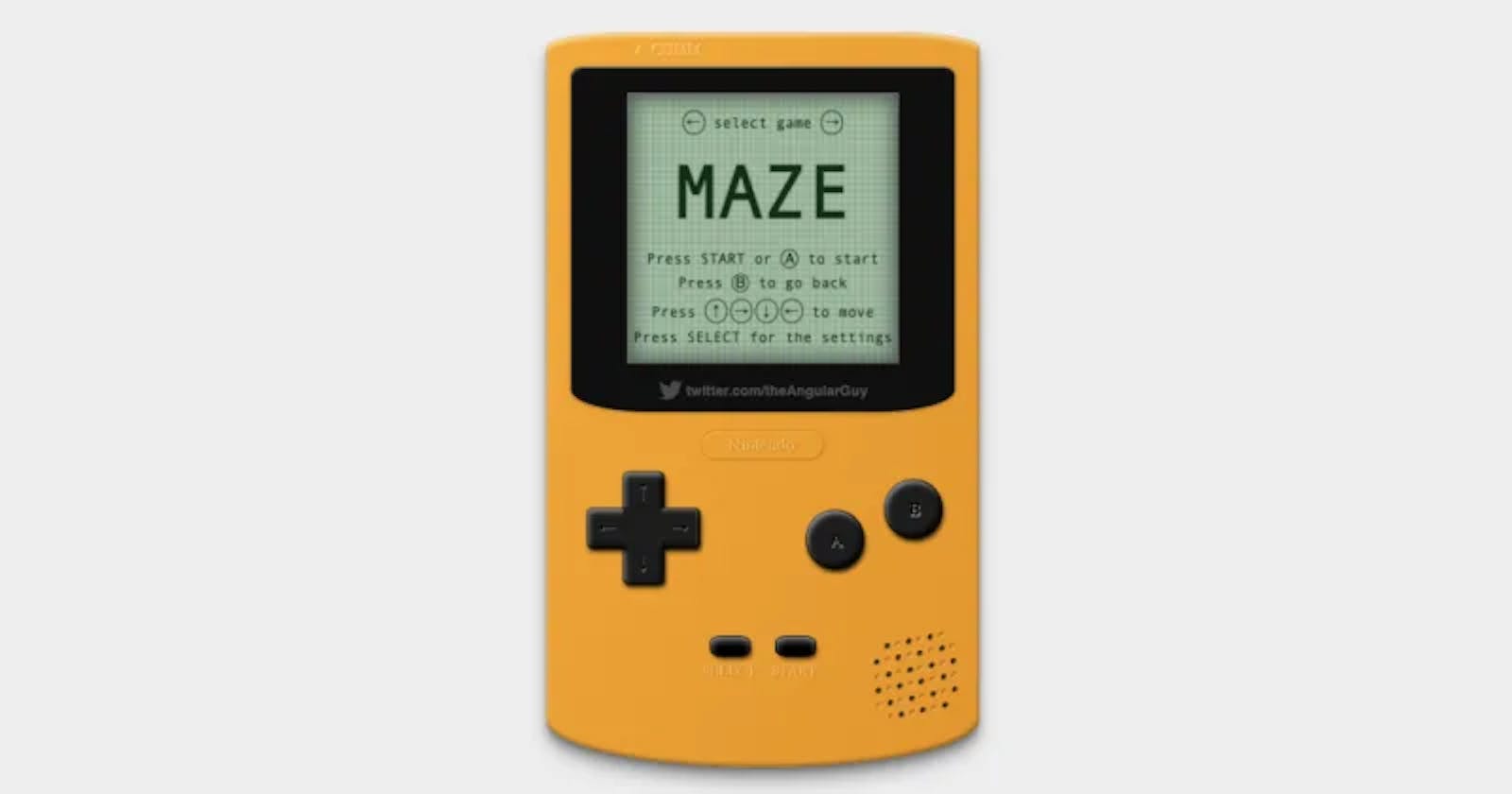I made a working Gameboy CSS art: try it out 🕹