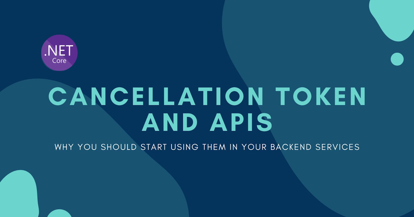 Cancellation token and APIs