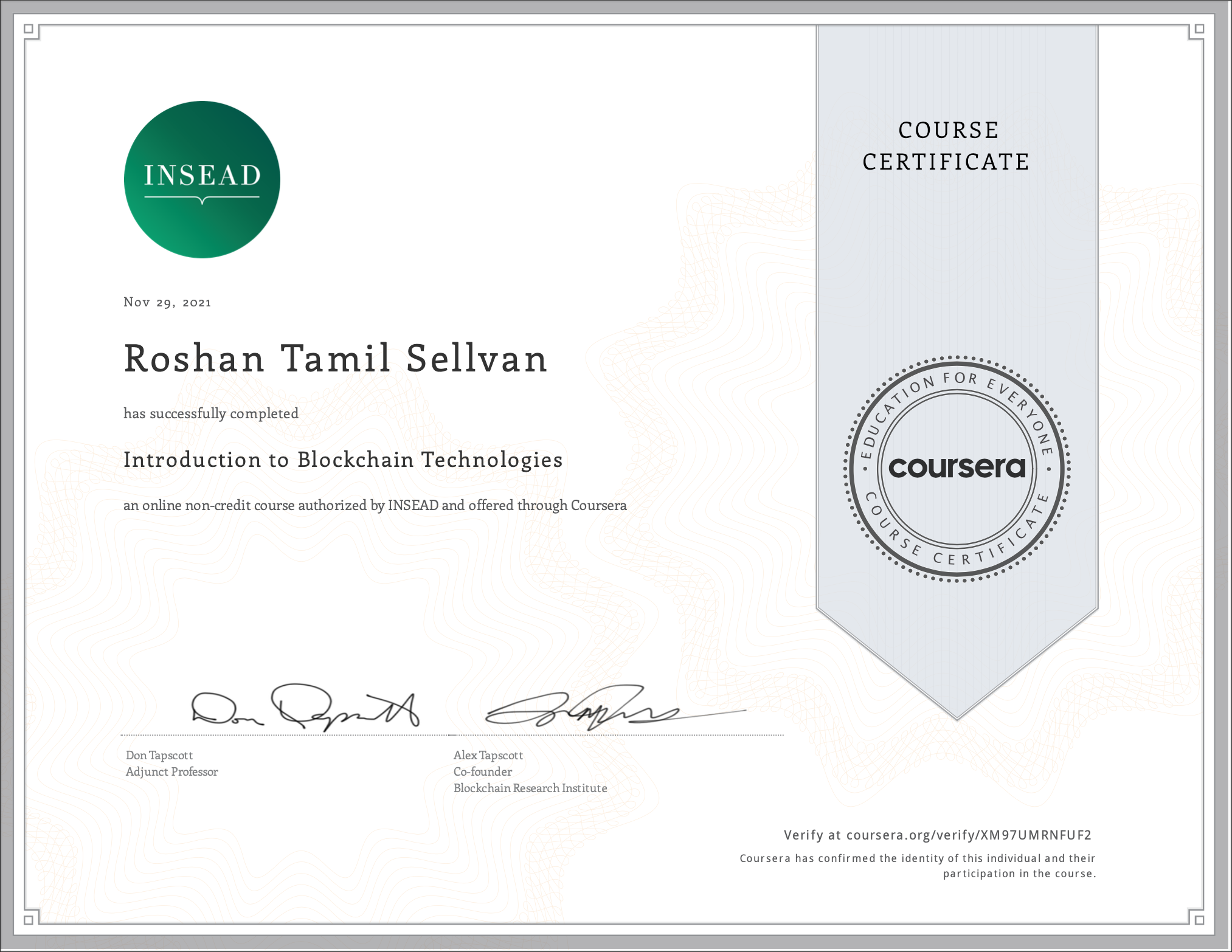 Blockchain Cert