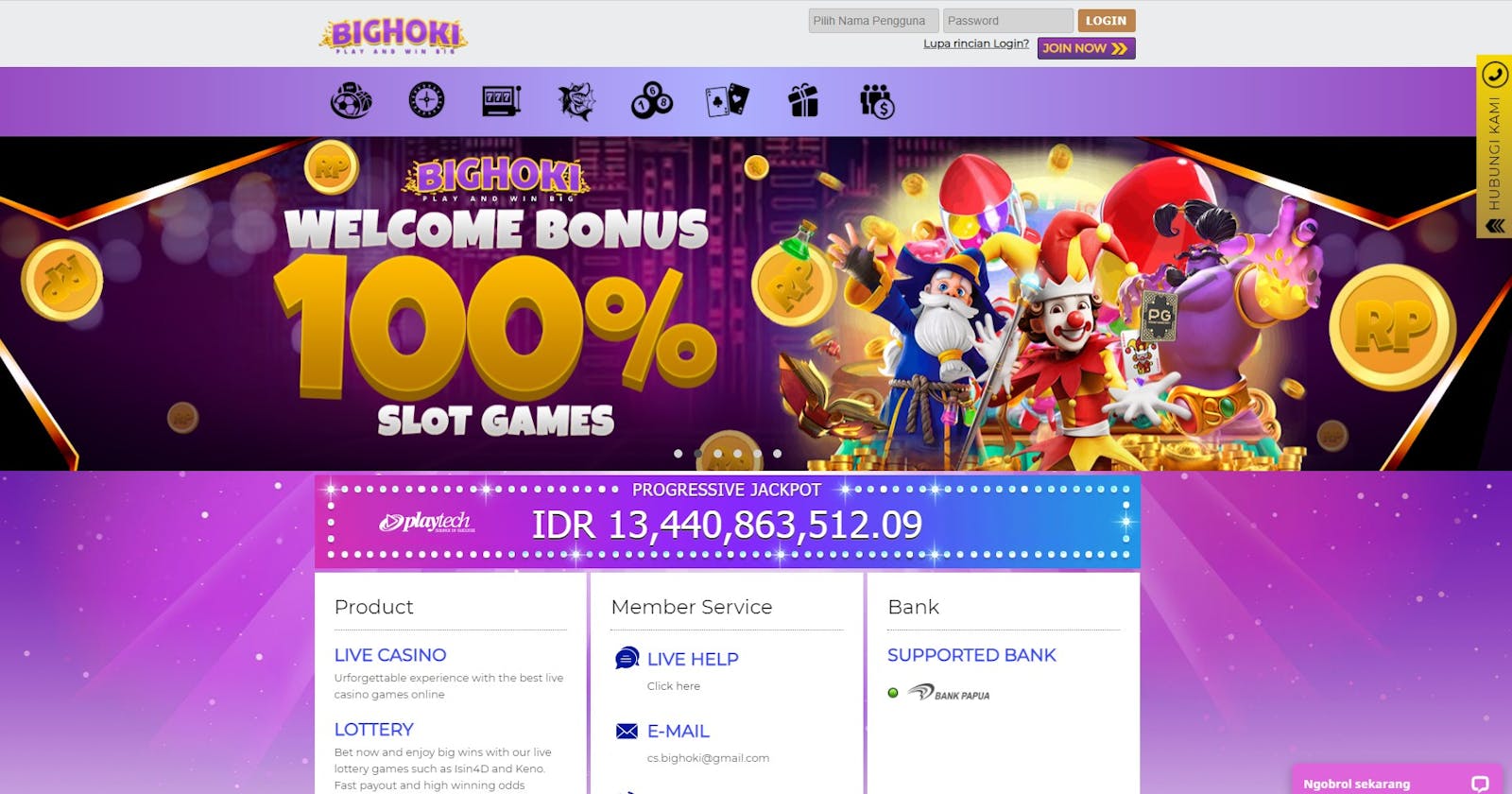 Dapatkan informasi cara bermain casino online dan tips gacor bermain slot hanya di Bighoki