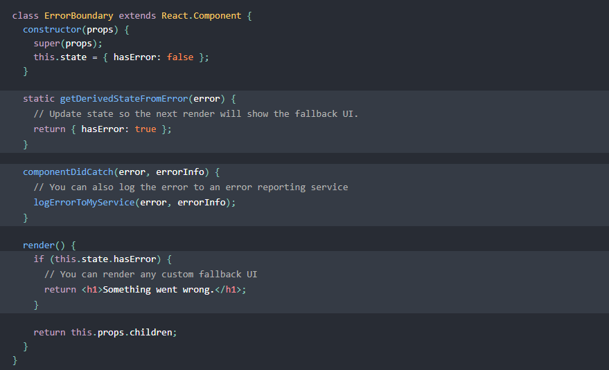 React docs error boundary example