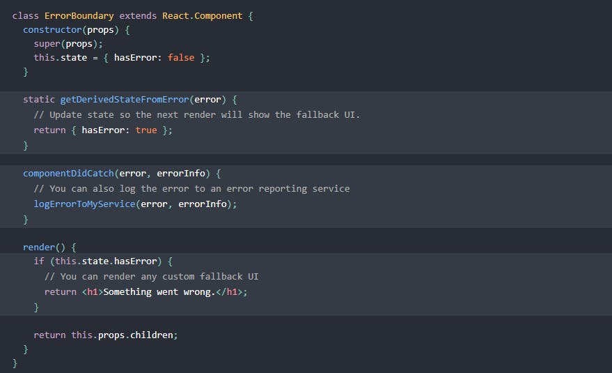 React docs error boundary example