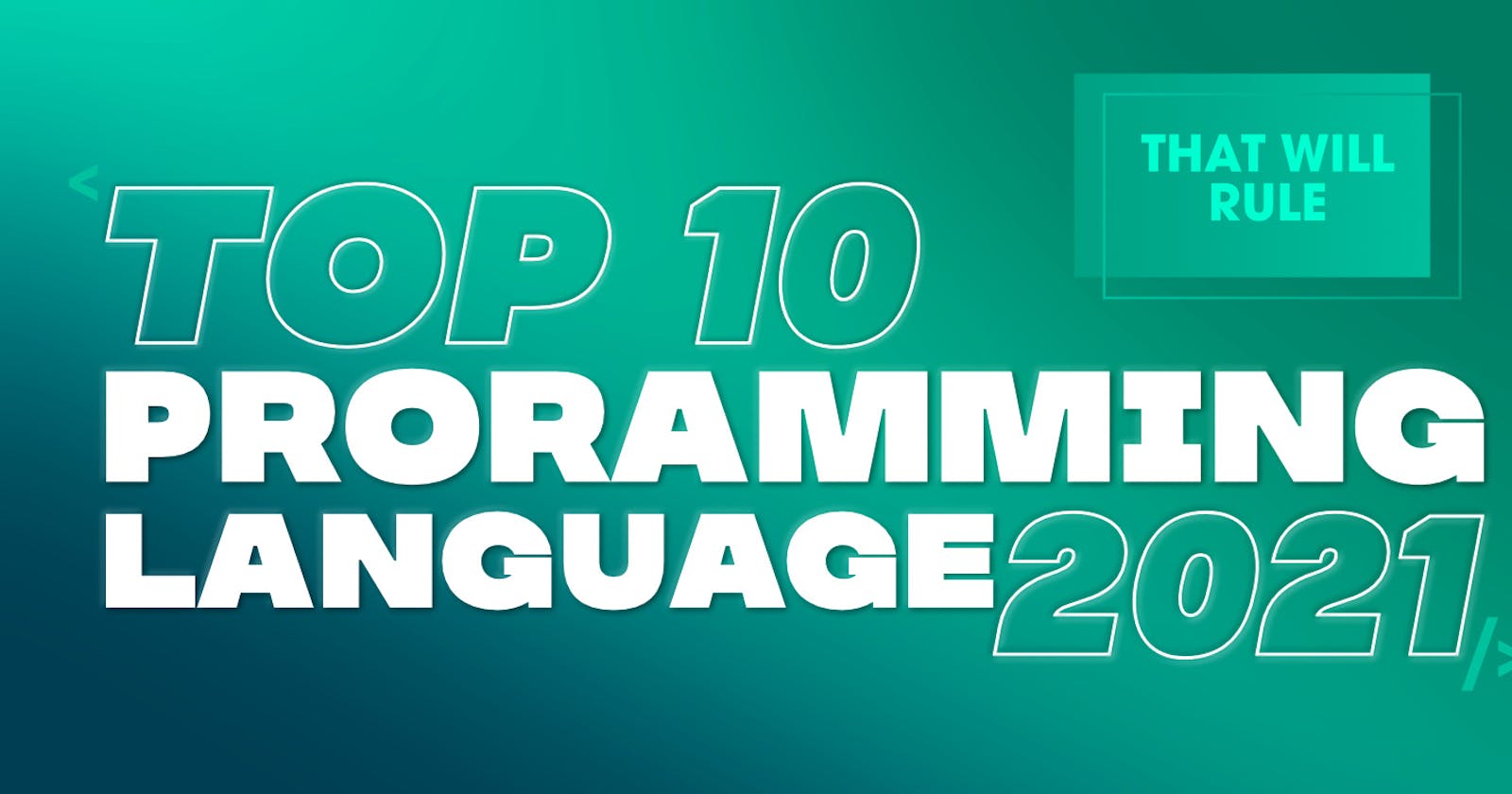 Top 10 programming languages 2021
