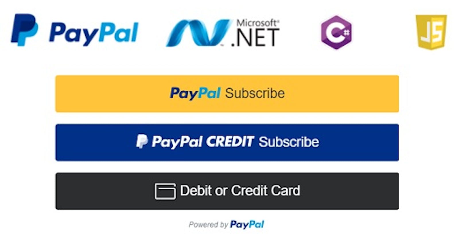 Accept Subscriptions/Recurring payments with PayPal in ASP.NET & C#