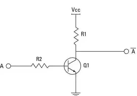 NOT gate transistor