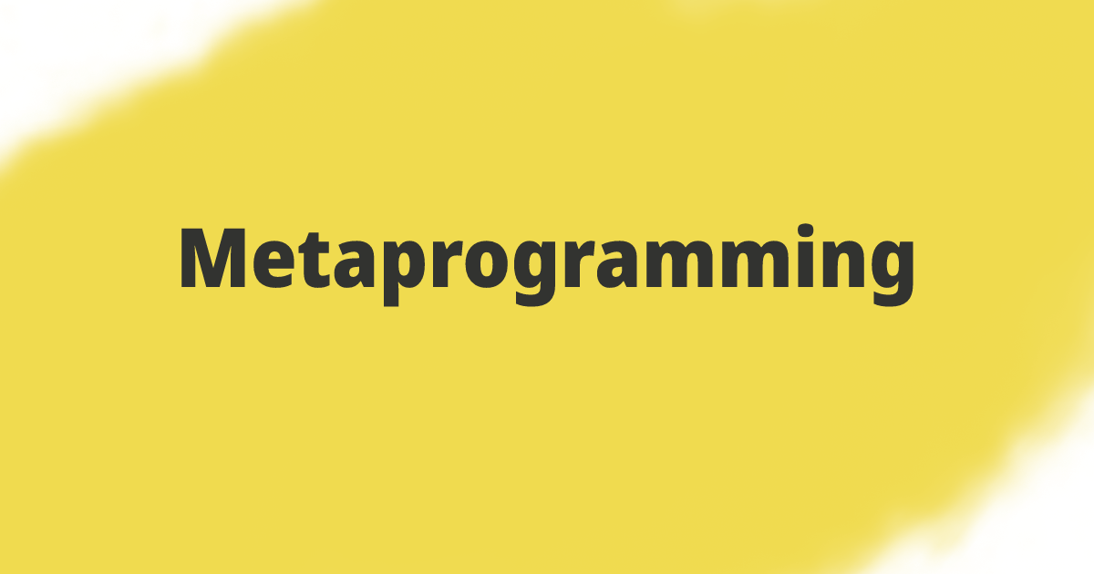 Metaprogramming In Javascript