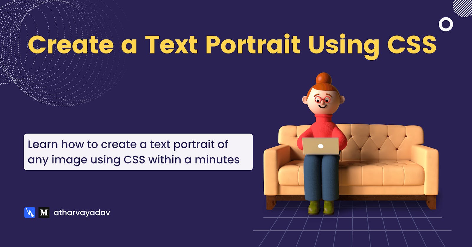 Create a Text Portrait using CSS